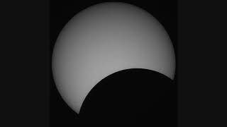 Annular Solar Eclipse (partial observed) 2019-12-26 timelapse