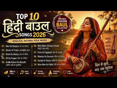 Top 10 Hindi Baul Songs 2026 | Adhunik Baul Collection | Soulful Ektara Folk Music |Hindi Folk Songs