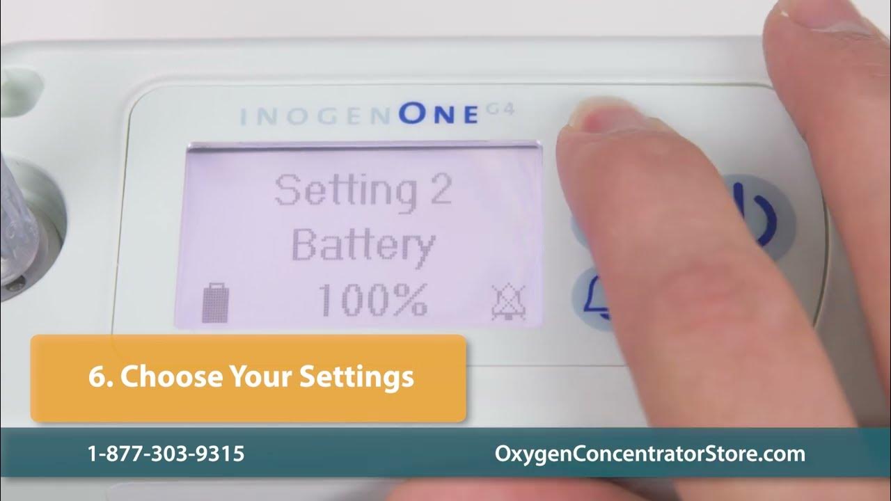 How to Operate the Inogen One G4 in 5 Easy Steps - YouTube