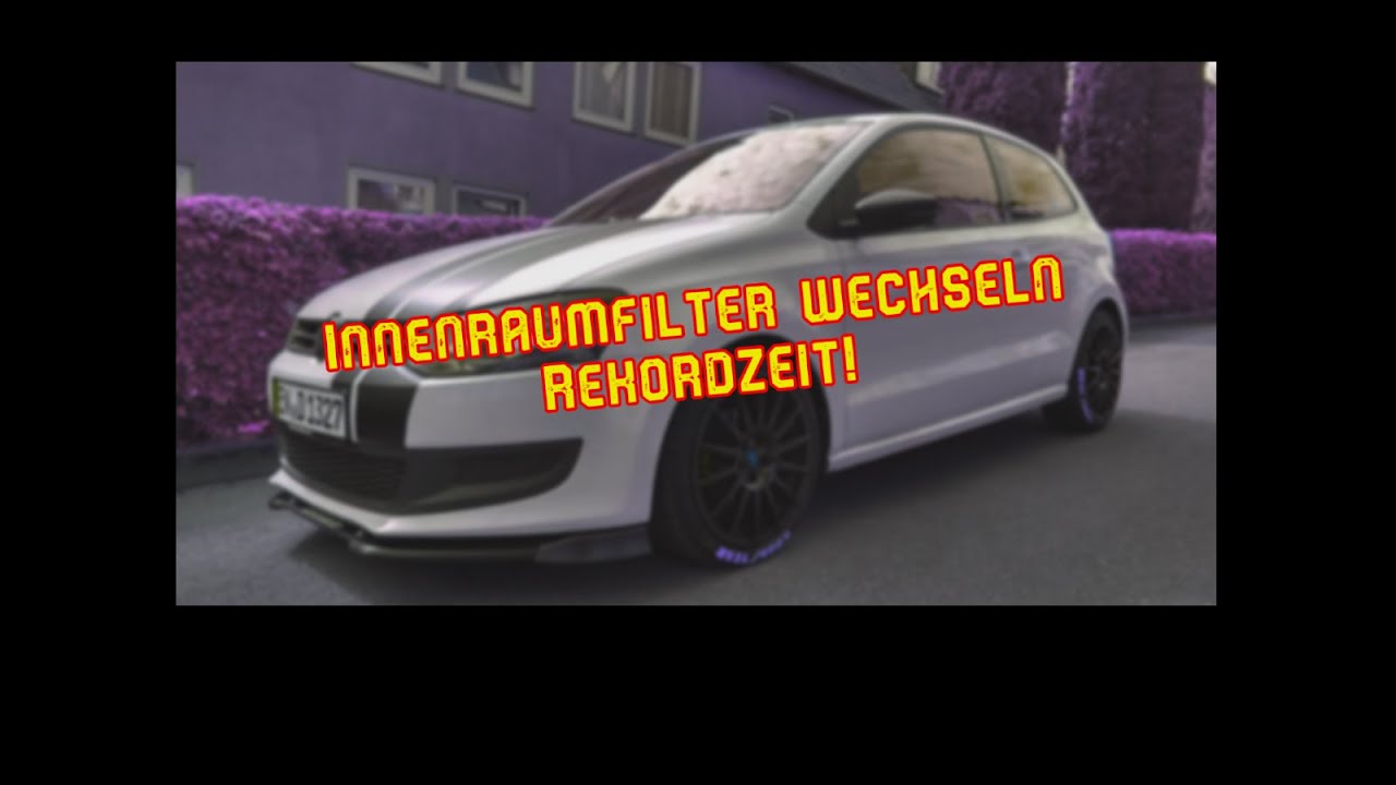 Innenraumfilter Wechseln In 41sek Vw Polo 6r Youtube