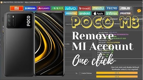 Poco M3 Frp Bypass ,Reset Mi account Unlock Tool