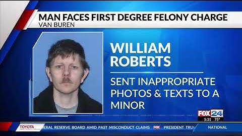 Man Arrested After Sending Nude Pictures, Videos to Special Needs Minor (Fox 24)