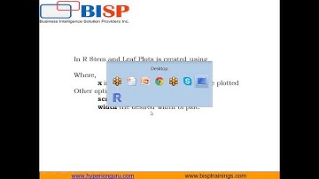 R Programming Stem   Leaf Plots