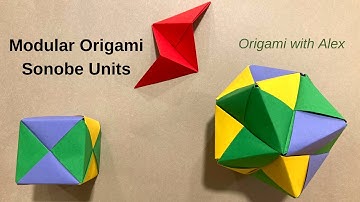 Origami with Alex - Modular Origami (Sonobe Units)