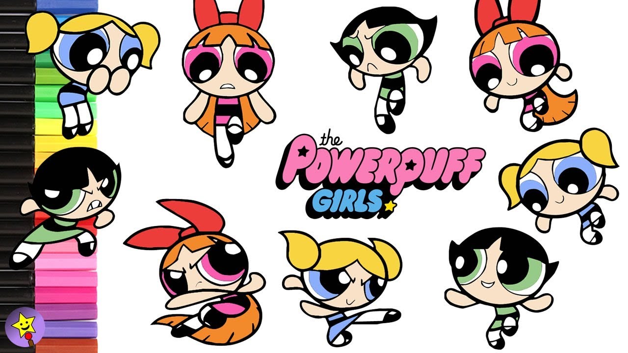 Coloring Pictures Of Blossom From The Powerpuff Girls 7