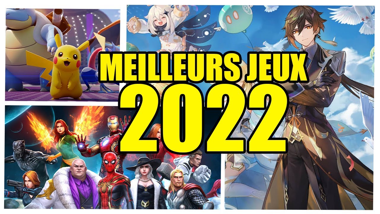 TOP 10 des MEILLEURS JEUX MOBILES pour 2022 !