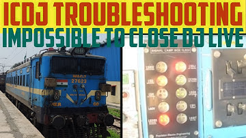 ICDJ TROUBLESHOOTING IN ELECTRIC LOCOMOTIVE
