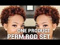 One product!! Perm Rods on Natural Hair!