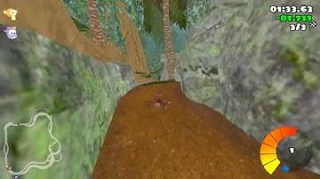 SuperTuxKart - Beating the SuperTux Cocoa Temple challenge at expert speed