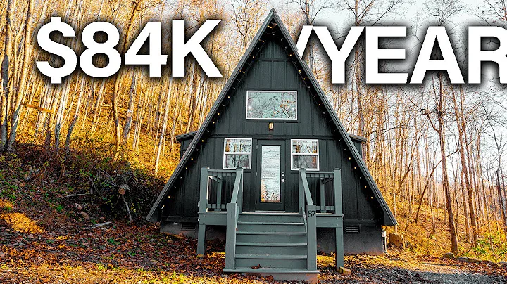 This A-Frame Airbnb makes almost $100K per Year... Full Tour