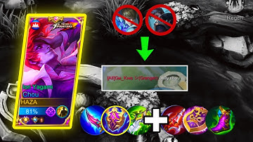 CHOU BEST BUILD 2022 FOR COUNTER ENEMY???