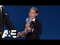 Jacob Tremblay Wins Best Young Actor/Actress | 2016 Critics&#39; Choice Awards | A&amp;E