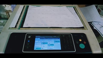 XEROX 5855 A3 PAPER TO A4 PAPER DOUBLE SIDE COPY