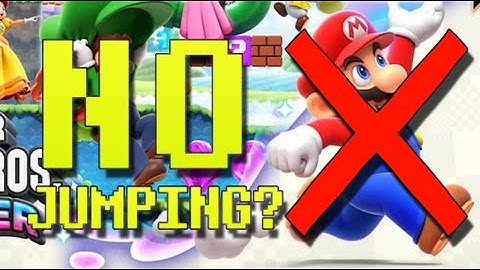 Can You Beat Super Mario Bros. Wonder Without Jumping?