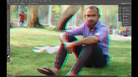 How to Create Anaglyph 3D portrait Image in Photoshop CC