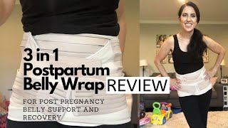 3 in 1 Postpartum Belly Wrap REVIEW