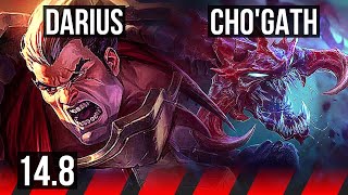 DARIUS vs CHO'GATH (TOP) | 6/0/1, 600+ games, Dominating | EUW Diamond | 14.8