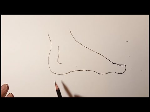 Video: Kako Nacrtati Nogu Olovkom