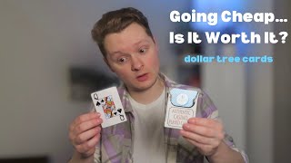 Are dollar tree Playing Cards Really Good? | Going Cheap… Is It Worth It? Ep 1