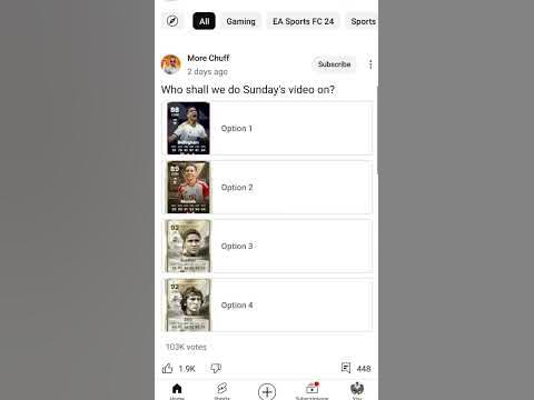 which is the best FC24 card - YouTube