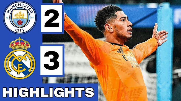 ⚪️Manchester City vs Real Madrid (2-3) Extended HIGHLIGHTS | UEFA Champions League