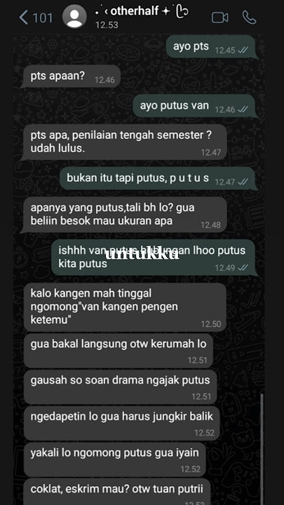 putus? ib:tiktok [fakechat]#fypシ #trend #bucin #4u #newpost #whatsmockpov #sschat #putus