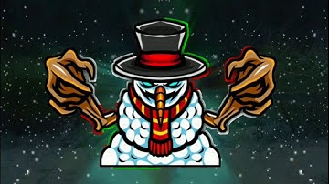 Simple Chrismas Avee Player Template Snow Men ❄