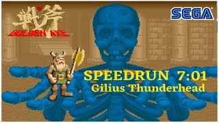 Golden Axe (Arcade) - Gilius Thunderhead - Speedrun 7:01 [Former World Record]