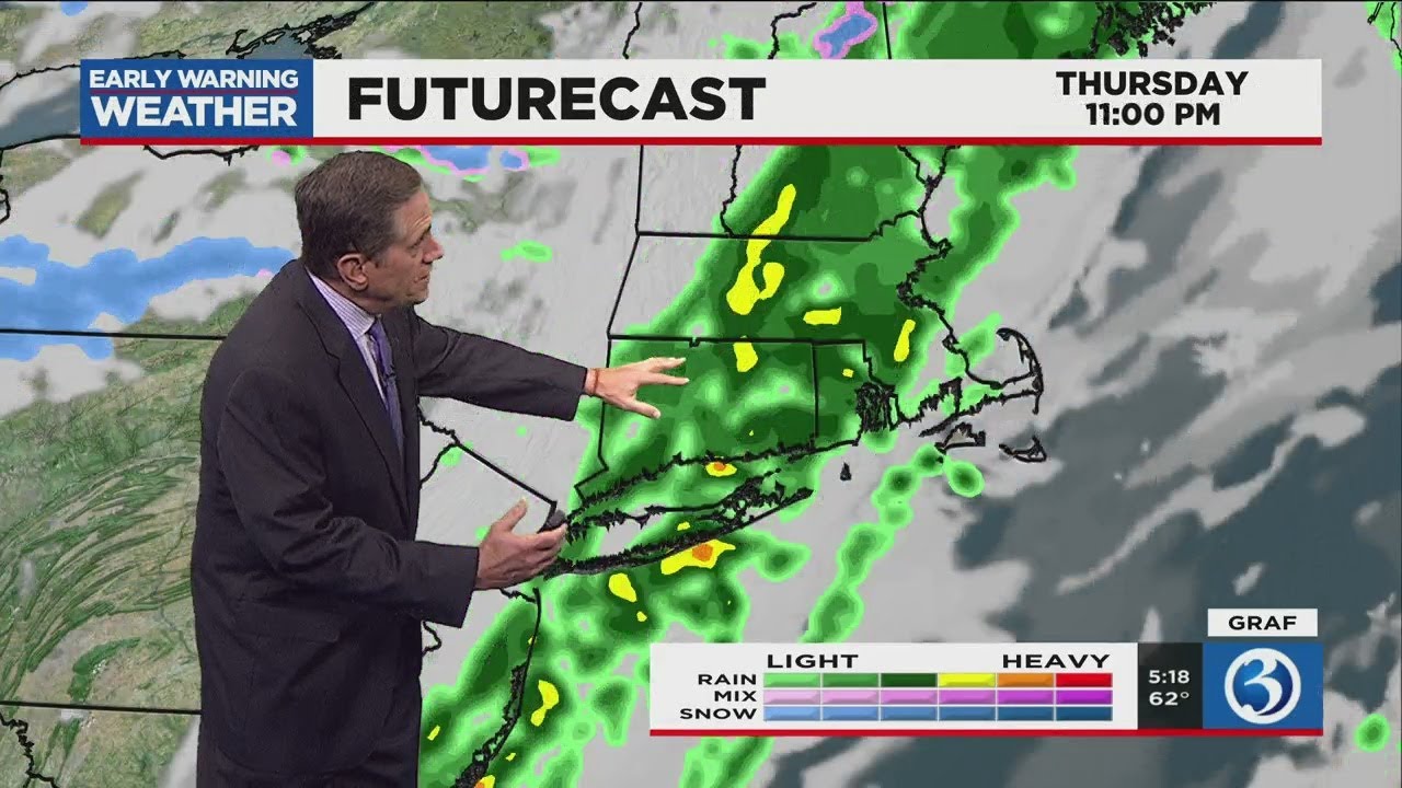 FORECAST: Rain moves in this evening - YouTube
