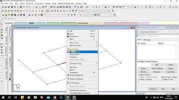 STAAD PRO - 07.  Create nodes and merge Nodes