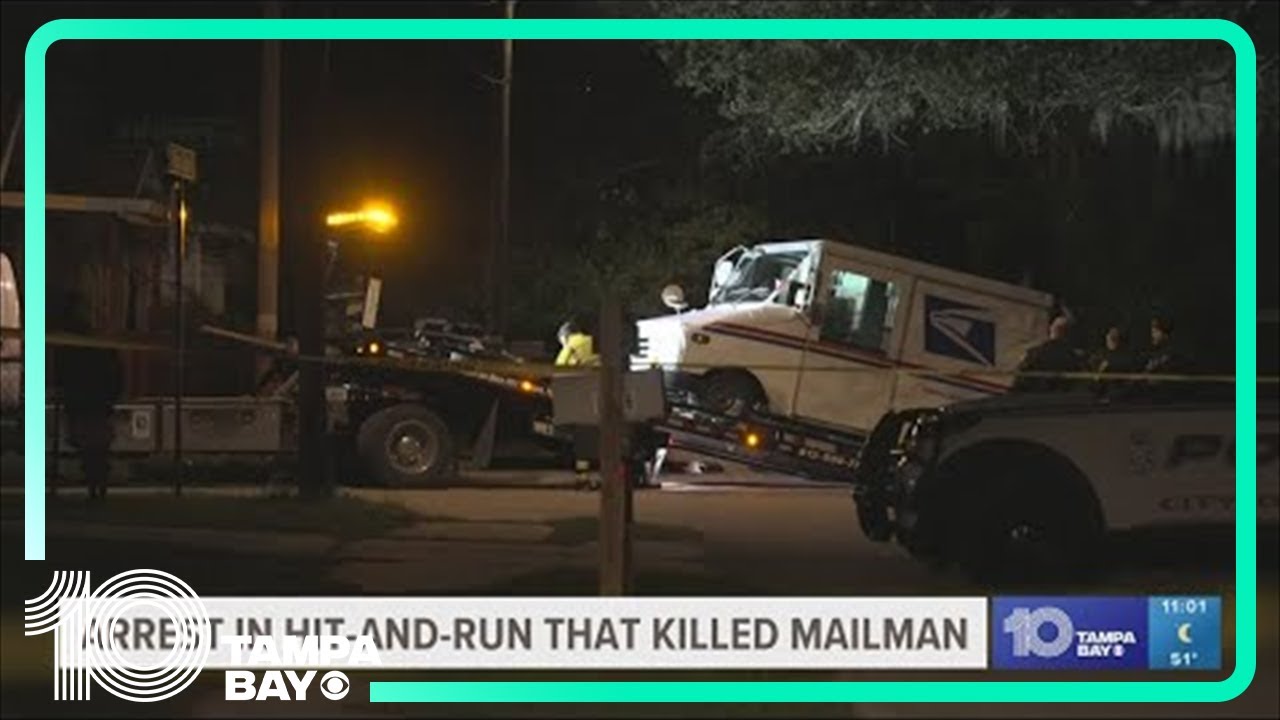 Police arrest man who killed USPS mail truck driver in Tampa hit-and ...