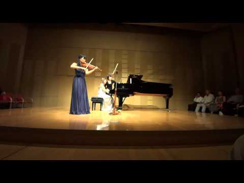 Ravel: Sonata for violin & piano in G Major, III /Ami Yokoyama & Sara Costa