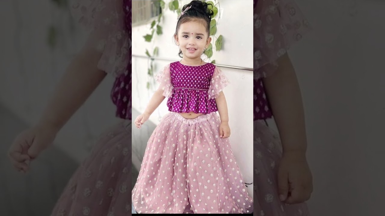 Baby Girl Lehenga Choli Designs| New Lehenga Choli Designs For Kids |  Latest Lehenga For Baby Girls - YouTube