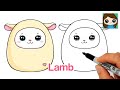 How to Draw a Cute Lamb Easy 🐑Squishmallows