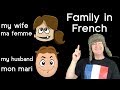 Learn french  family in french  french lessons  ma famille  vocabulaire de la famille