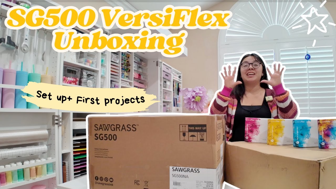 Unboxing & Setting Up the Sawgrass SG500 VersiFlex Printer