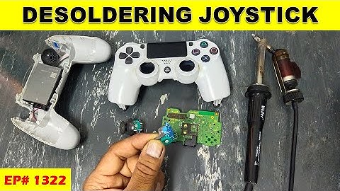{1322} How to Unsolder Analog Joystick from PS4 Wireless Controller / Xbox One Wireless Controller