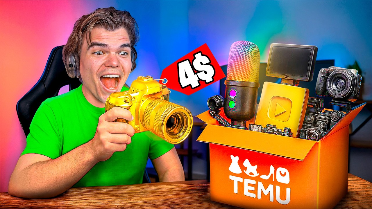 I Bought A YOUTUBER STUDIO On TEMU...
