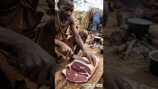 This Elder Butchers Fresh Meat Like a Master – Real African Village Life #africanculture #shorts