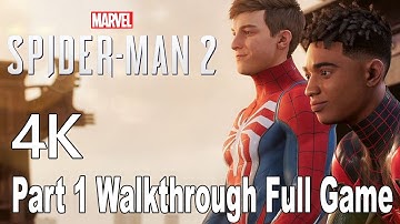 Spider-Man 2 PS5 Gameplay Walkthrough Part 1 No Commentary 4K Full Game