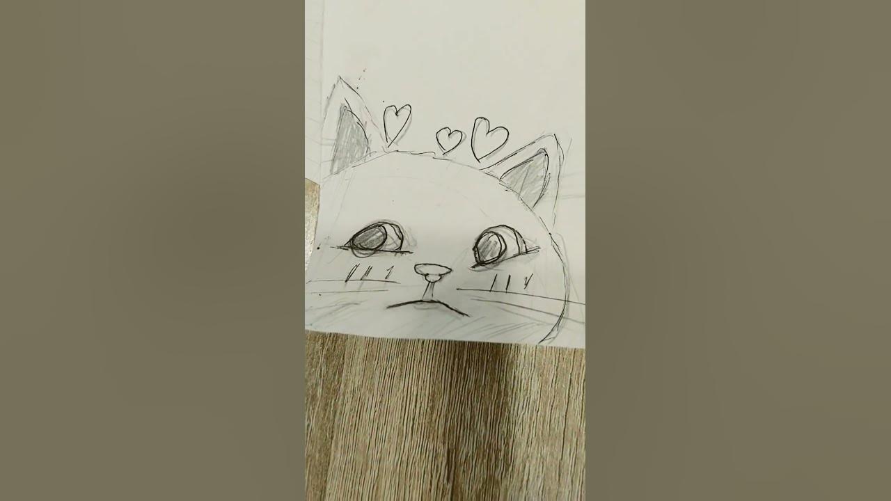 🥴🥴#рекомендации #милашка #рисунок #нарисовать #котенок #котик #cat # ...