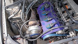 This is the current audi a4 1.8t setup  vw/audi 1.8t build