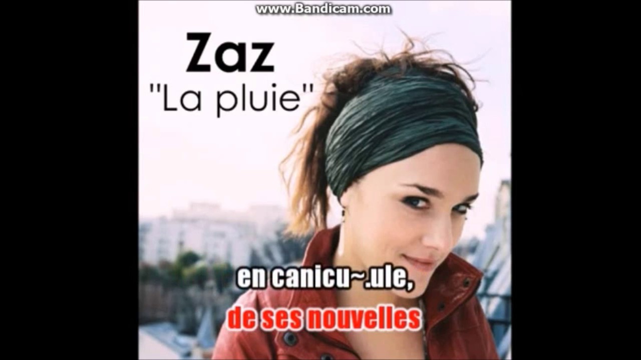 Karaoke Zaz Eblouie Par La Nuit Youtube