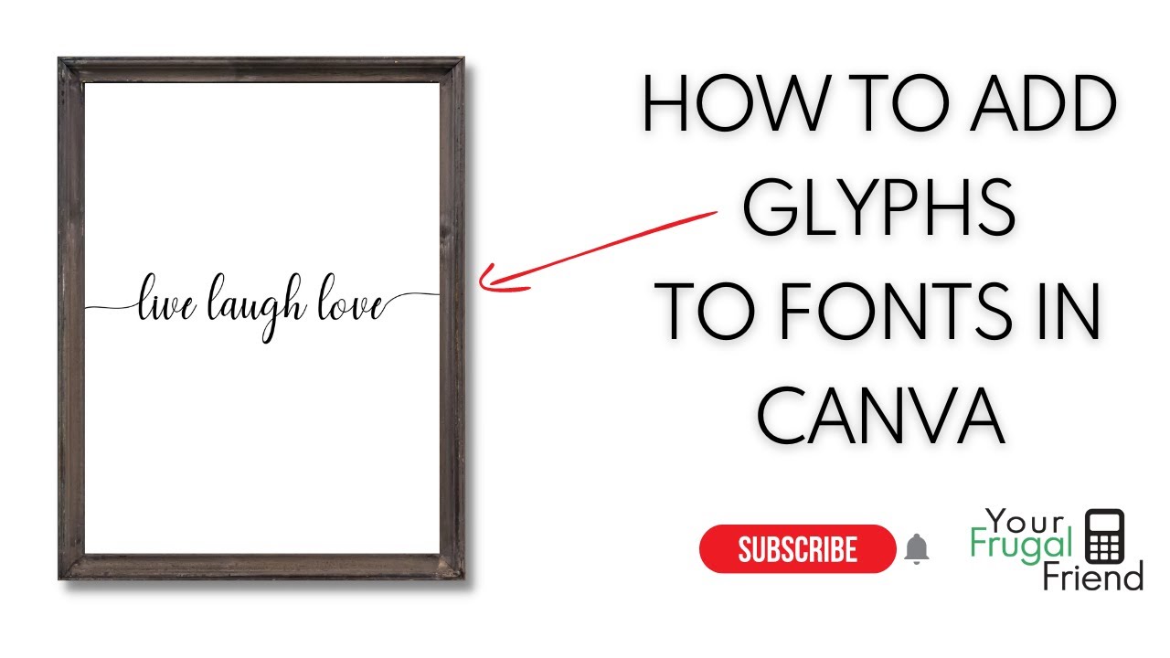 How To Add Font Glyphs In Canva YouTube