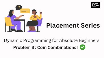 Placement Prep: Solve Coin Combinations I Using Dynamic Programming