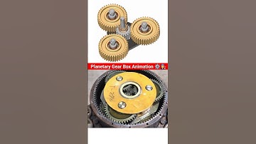 Planetary gear box animation 👩‍🔧⚙️ #engineering #animation #mechanical #3d #cad 🔥💡
