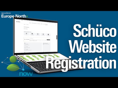 Schüco Website Registration