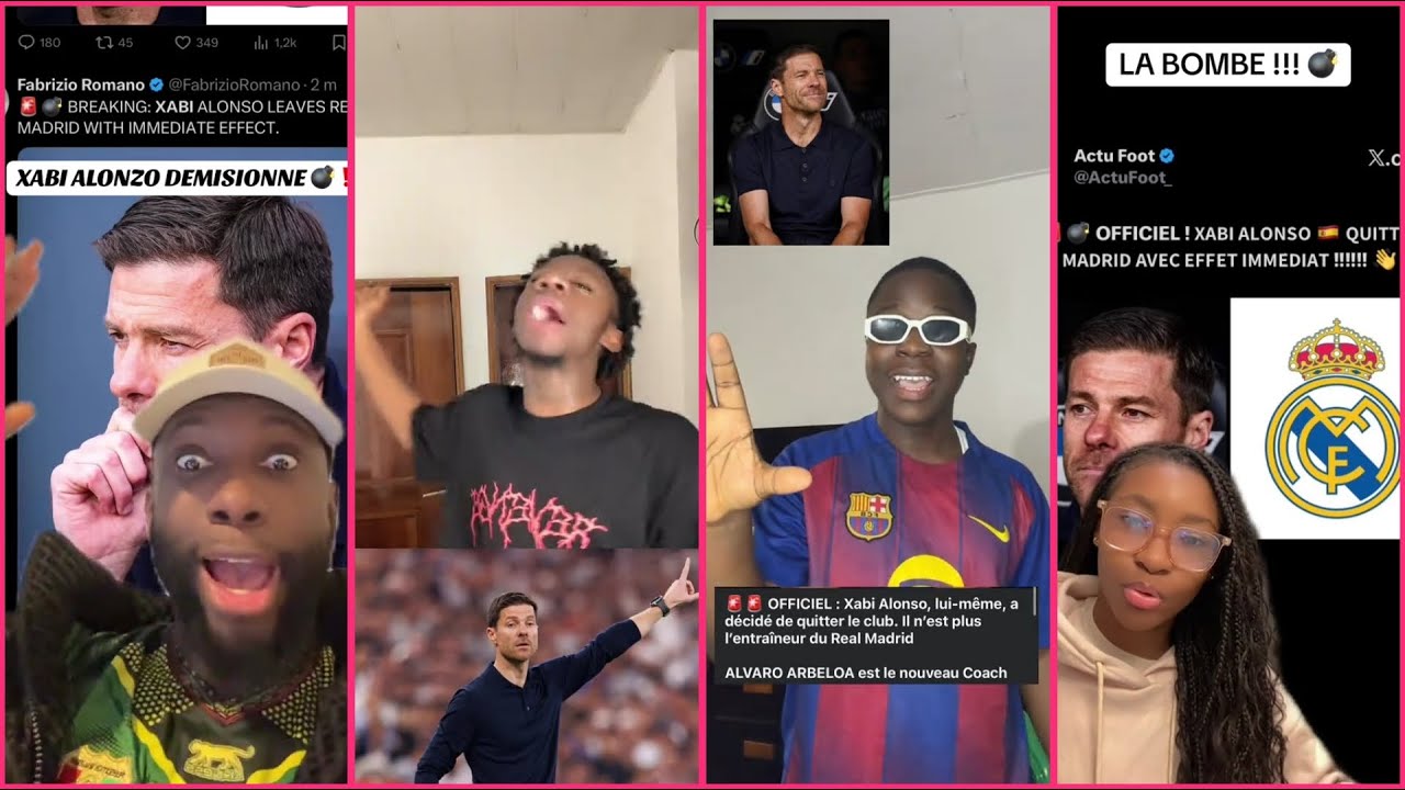 XABI ALONSO DÉMISSIONNE DU RÉAL MADRID REMPLACÉ PAR ARBEOLA