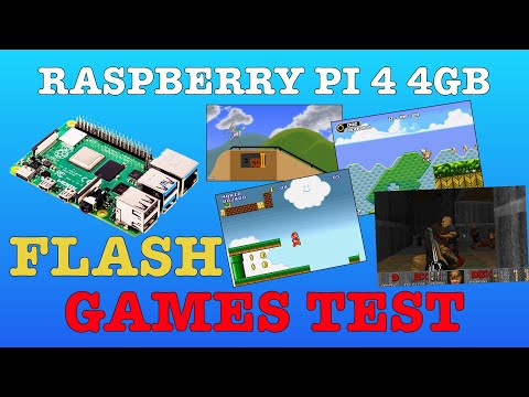 Raspberry Pi 4 4GB Flash Browser Games Test Week 1 ZX 