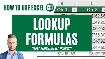 Lookup Functions in Excel (Index Match / Offset / Indirect) - Advanced Excel Course Unit 2